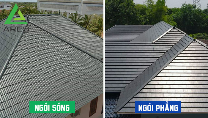 Ngói sóng và ngói phẳng