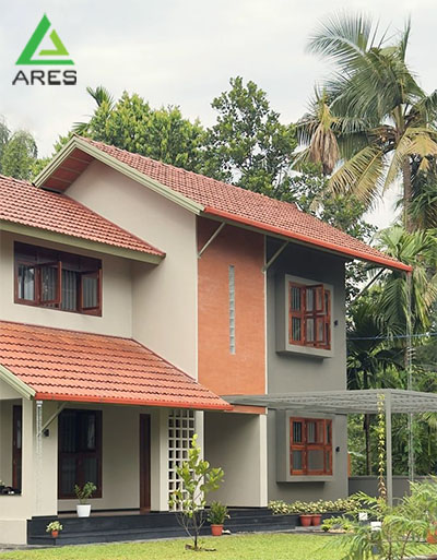 ngói lợp nhà phong cách