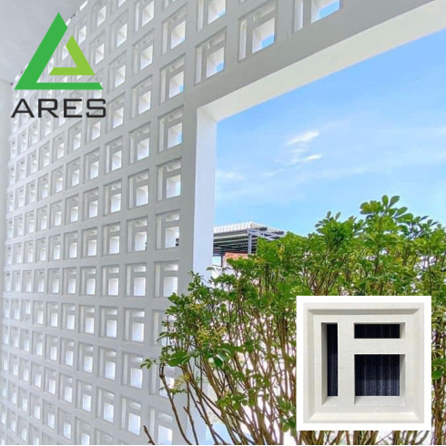 Gạch Bông Gió 19x19 - ACB 05 - Chữ F