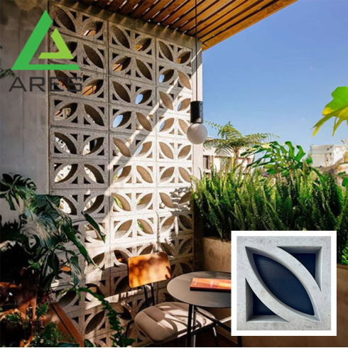 Gạch Thông Gió 29x29 - ART 05 Chiếc Lá