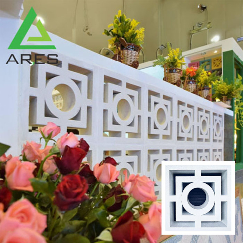 Gạch Bông Gió 29x29 - AC 01 Dấu cộng 3D