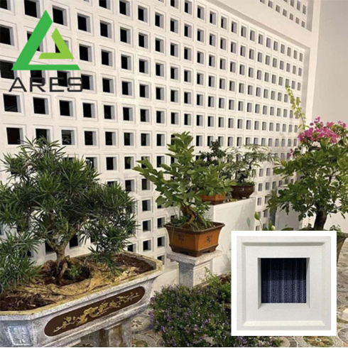 Gạch Bông Gió Trắng 19x19 - ACB 10 - Ô vuông